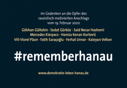 #RememberHanau