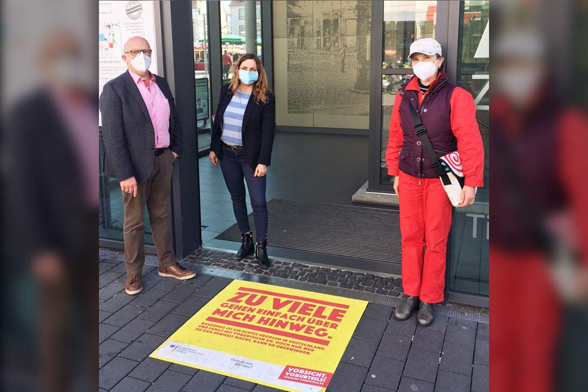 2021 03 18 aktionstag vorurteile Buergermeister Weiss Thiel