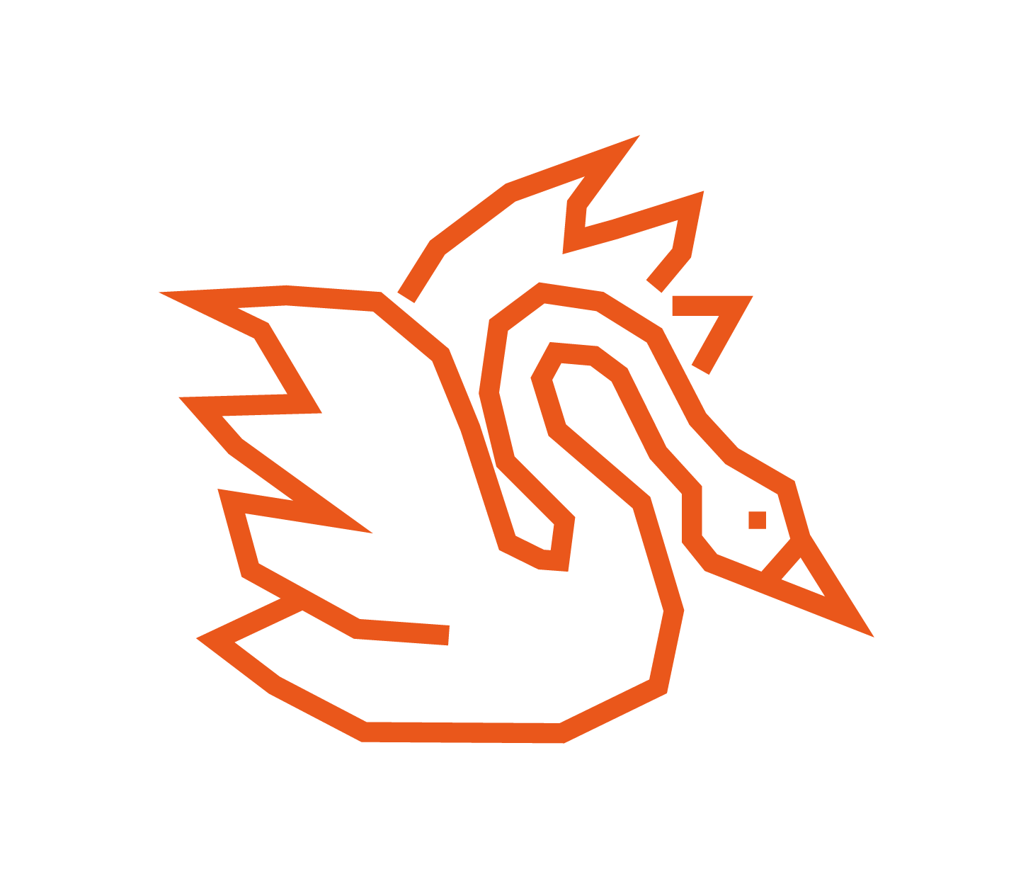 Logo HausfuêrDemokratieundVielfalt Favicon orange